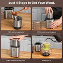 Coffee Grinder and Spice Grinder - Silver
