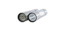 8" Stainless Steel Salt and Pepper Mill Set: Silver Spice Mills, Includes Black Peppercorn, Salt
