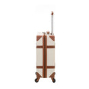 Hardside Carry On Rolling Trunk - White