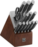 HENCKELS Graphite 14-Piece Self-Sharpening Knife Block Set - Black
