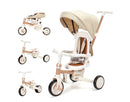 7-in-1 Foldable Baby Tricycle - Toddler Trike with Canopy