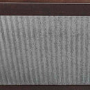 Outdoor Rectangular Deck Rail Planter - Rustic Galvanized