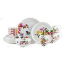 Butterfly Garden 16-Piece Dinnerware Set, Service for 4