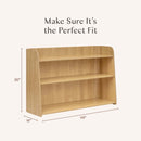 Melo Montessori-Inspired Bookcase - Honey