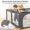 Extra Large Playpen for Babies and Toddlers - Safe Non-Slip Design