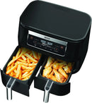 5-in-1 6-qt. 2-Basket Air Fryer with DualZone Technology - Black