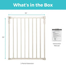 2-Panel Extension for 3 in 1 Metal Superyard - Taupe