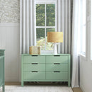 Colby 6-Drawer Dresser - Light Sage