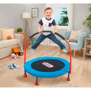 Roun bookd Easy Store Folding Trampoline - Blue/Black/Red
