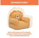 Lion Cozee Buddy Chair - Orange