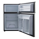 Whirlpool Mini Refrigerator - 3.1 Cu Ft Stainless Steel Dorm Fridge