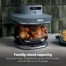 6-Quart and 2.5-Quart Countertop Air Fryer - Non-Toxic Glass