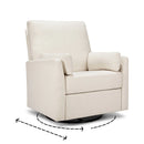 Ethan Swivel Recliner - Performance Cream Linen