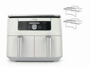 6-in-1 Air Fryer with DualZone Technology - White
