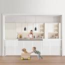 Retractable Baby Gate - White