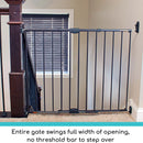 Easy Swing & Lock Baby Safety Gate - Matte Bronze