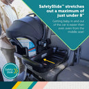on Board Slide 6-in-1 Travel System with Safety Slide Base - Gray