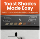 Smart Touch™ 2 Slice Digital Toaster with 6 Touchscreen Shade Settings – Stainless Steel