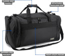 21 Inch Duffel Bag - Black