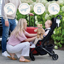 Compact Plus Travel Stroller - Black
