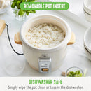Non Stick Electric Rice Cooker - Cream