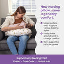 Ergonomic Nursing Pillow - Tan Happy Houseplants