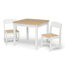 Kids' Wood Table and Chair Set - Bianca White