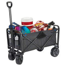 XL Folding Wagon with Brakes - Grey