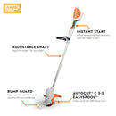 Stihl FSA 57 Battery Trimmer, 11" Cutting Width (Battery & Charger Sold Separately)