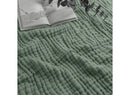 Extra Large Muslin Cotton Blanket - Fern