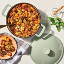 3.5qt Enamel Braiser Sage Green - ™