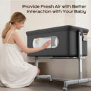 3-in-1 Baby Bassinet - Gray
