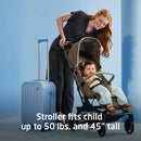 Oxford Cabin Lightweight Travel Stroller - Truffle