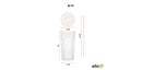 Straw Tumbler - Cream