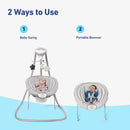 DuetConnect Deluxe Multi-Direction Baby Swing and Bouncer - Britton