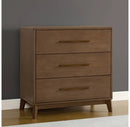 Spencer 3 Drawer Dresser with Changing Top - Teak Brown