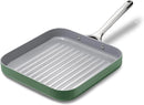 11.02" Nonstick Square Grill Fry Pan - Sage