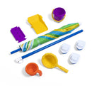 Two-Tier Blue Plastic Outdoor Water Table - Multi-color