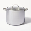 16qt Stainless Steel Stock Pot - Silver