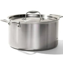 8 Quart Stainless Steel Stock Pot With Lid - Induction Compatible