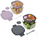 2-Pack Glass Food Storage Container
