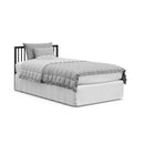 Teddi Convertible Mini Crib with Mattress - Black