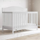 Paris White 4-in-1 Convertible Crib