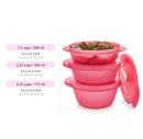 Food Storage Bowl Set - Pink