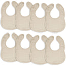 Muslin Cotton Baby Bibs - Sand