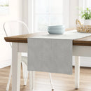 108" x 14" Cotton Solid Table Runner - White