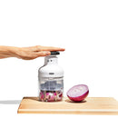 Food Chopper White: Manual Vegetable & Onion Chopper