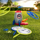 Rocket Disc Launcher with Pedal Flying Disc