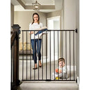 Extra Tall Top of Stair Safety Gate - Black