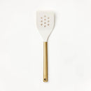 Stainless Steel and Nylon Slotted Turner - Dishwasher-Safe Spatula